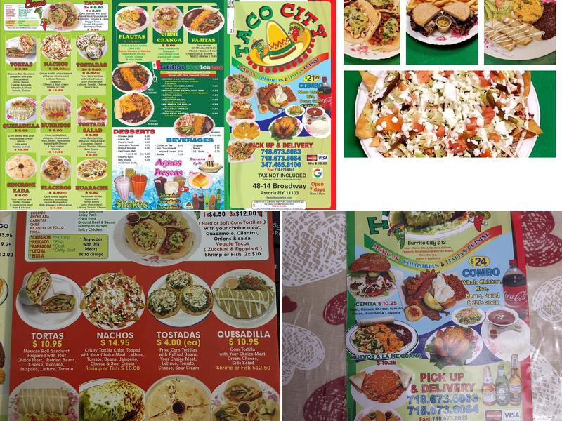 Taco City Cuisine Menu