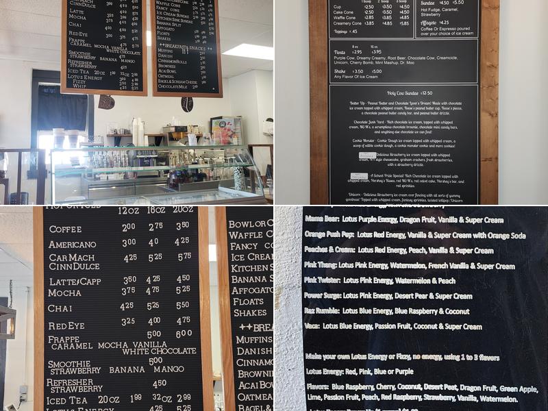 Beans&Cream LLC Menu