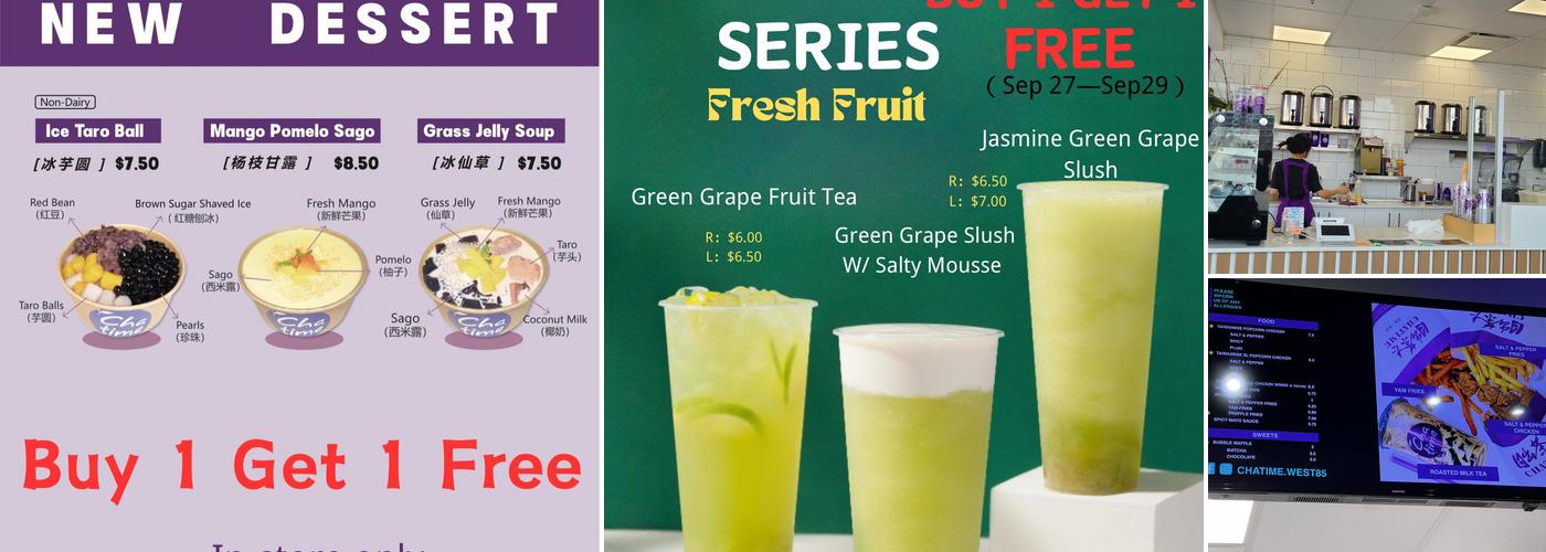 Chatime West 85th Menu