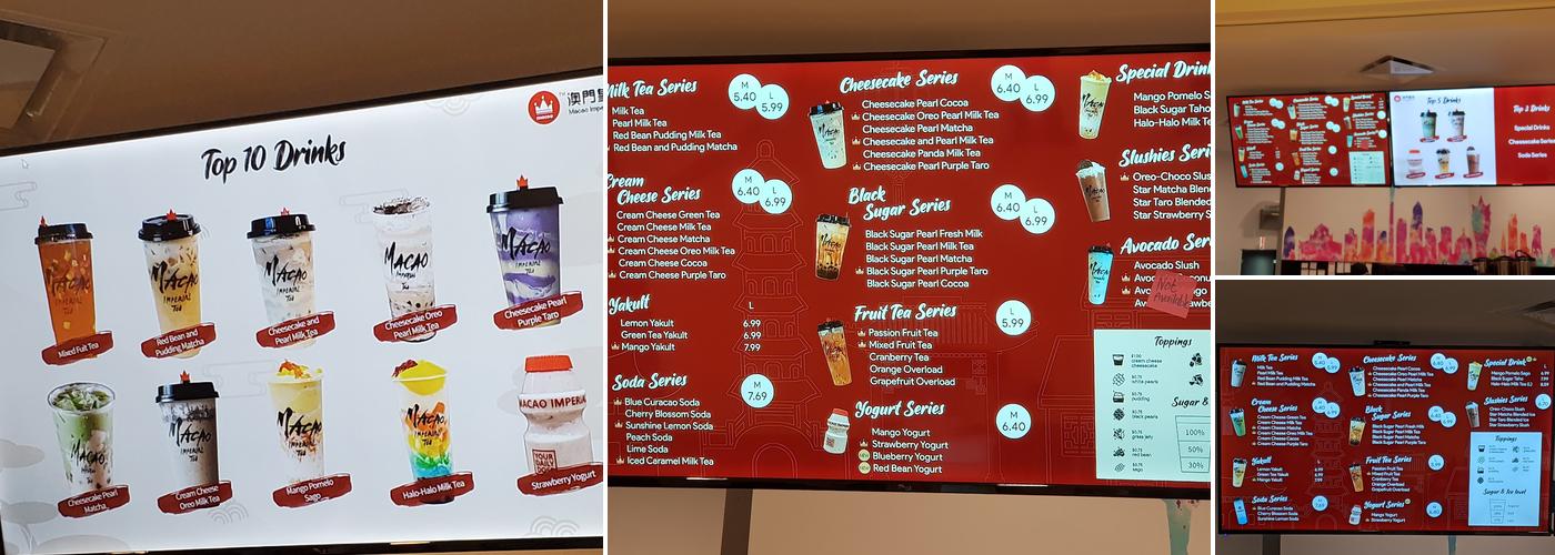 Macao Imperial Tea (WEM) Menu