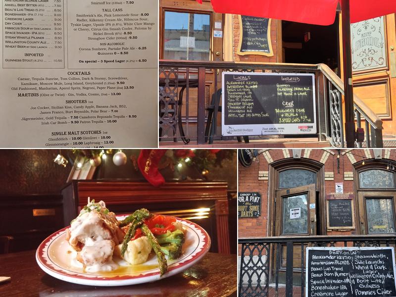 Artful Dodger Pub Menu