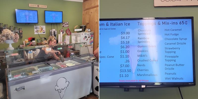 Cloud 9 Creamery Belhaven Menu