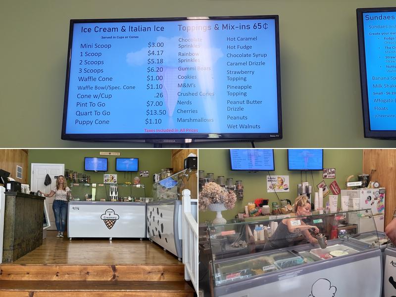 Cloud 9 Creamery Belhaven Menu