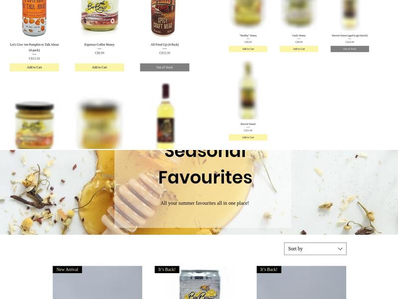 Bee Boyzz Honey and Meadery Menu