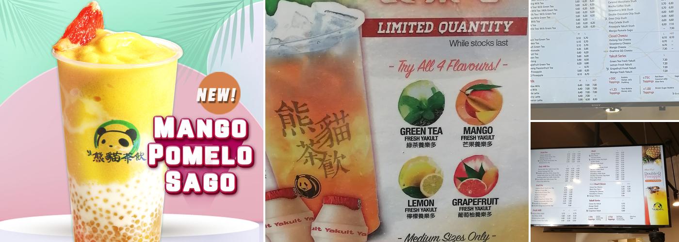Panda Tea Menu