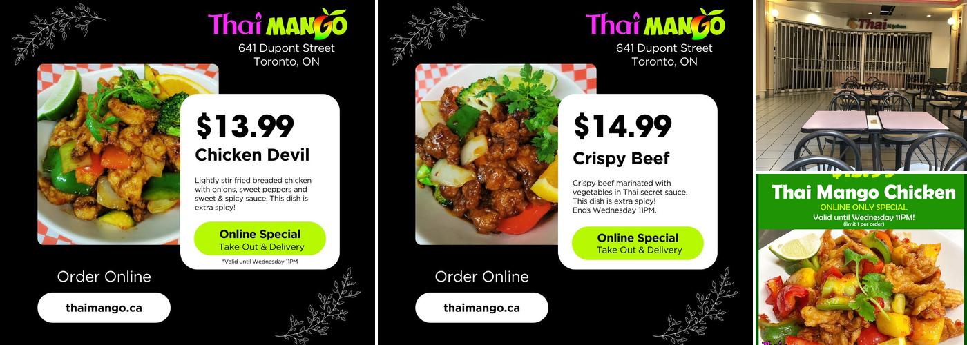 Mango Thai Kitchen Menu