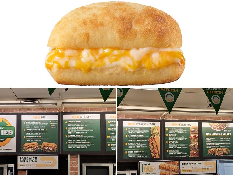 Subway Menu