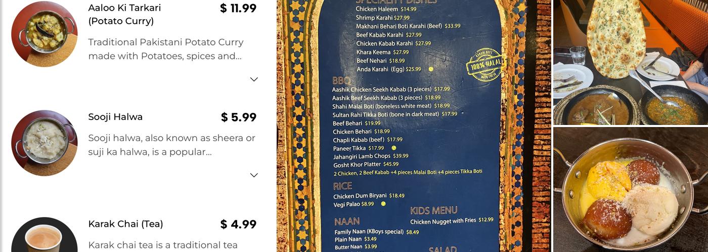 Karahi Boys Menu