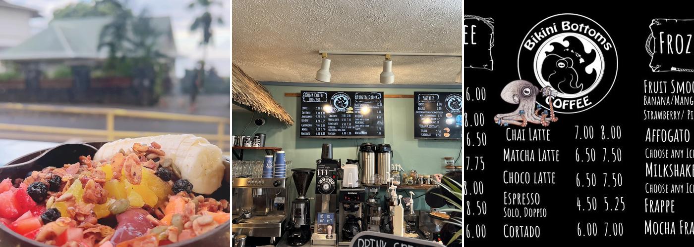 Bikini Bottoms Coffee Menu