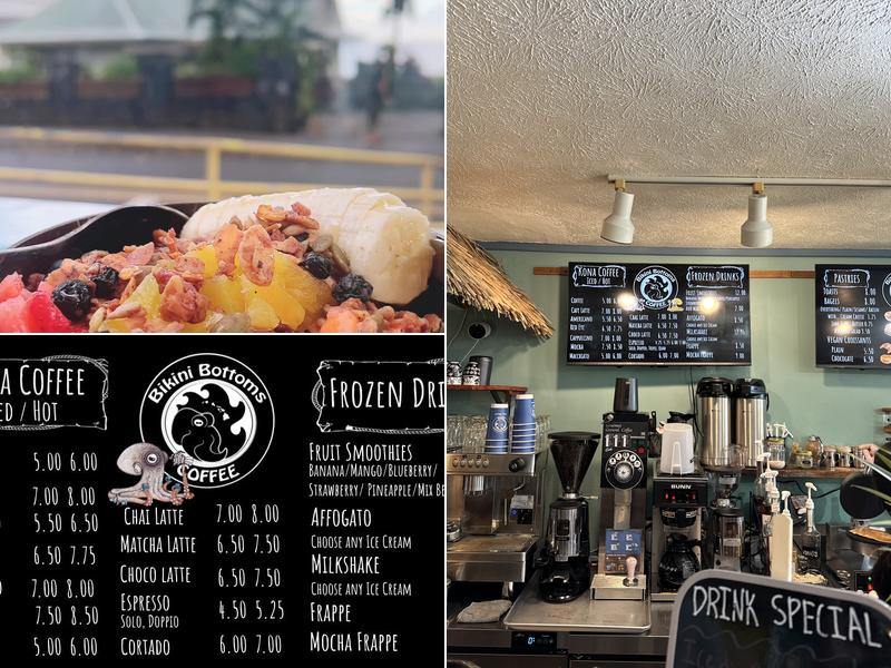 Bikini Bottoms Coffee Menu