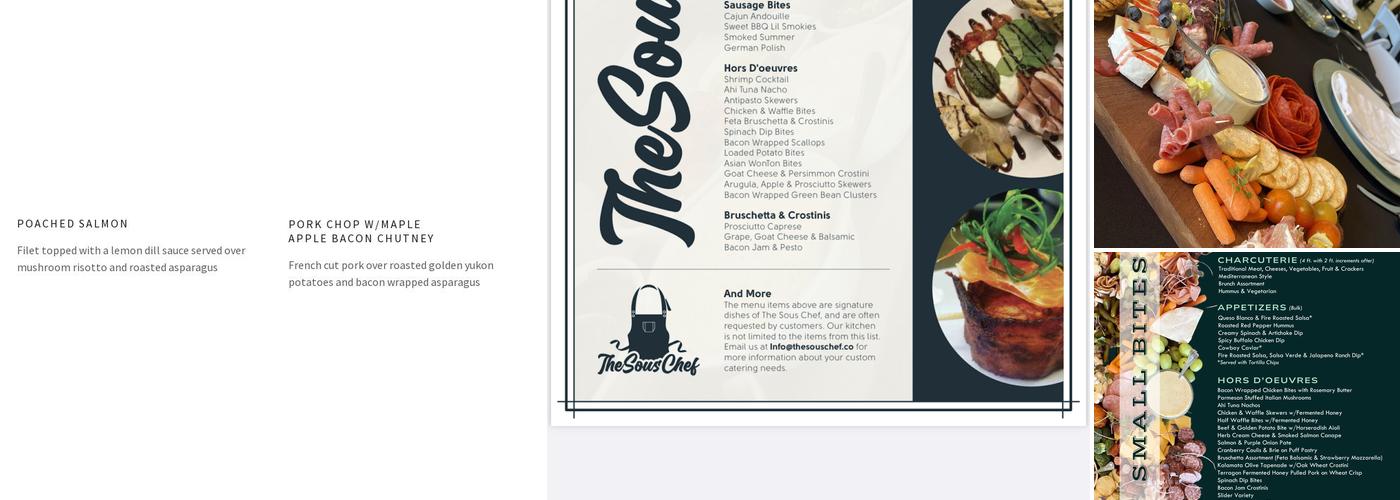 The Sous Chef Menu