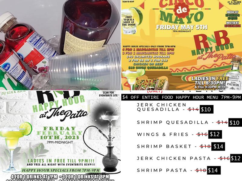 Lounge 8IV Bar & Grill Menu