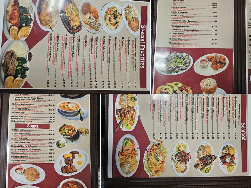 Las Brisas de Acapulco Menu