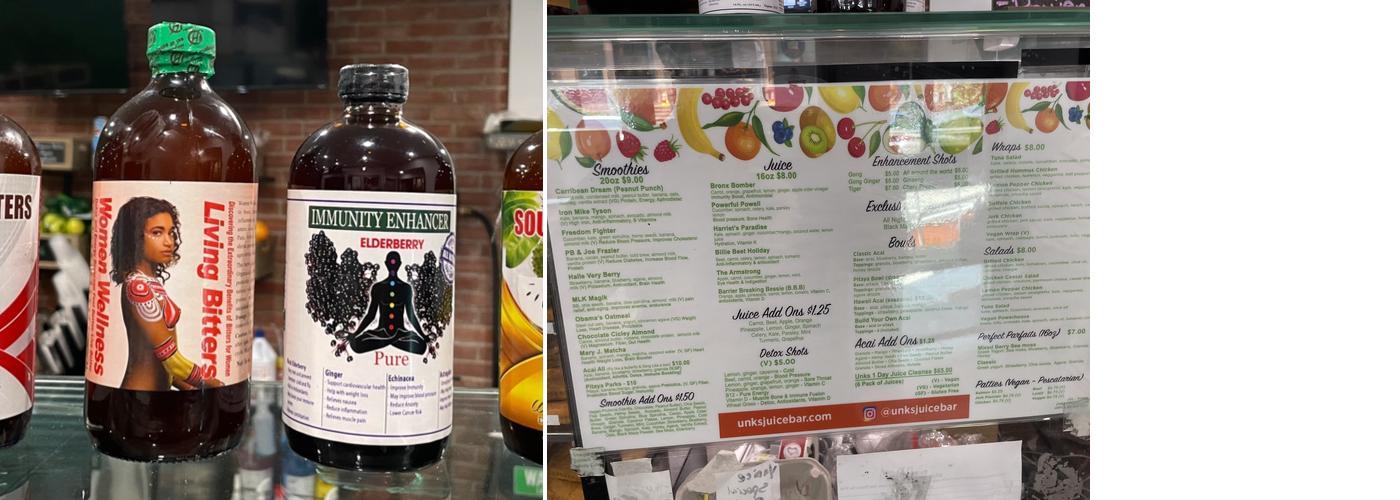 Unk's Place Menu