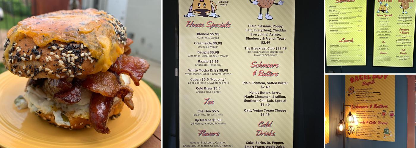 Bagel Boy Menu