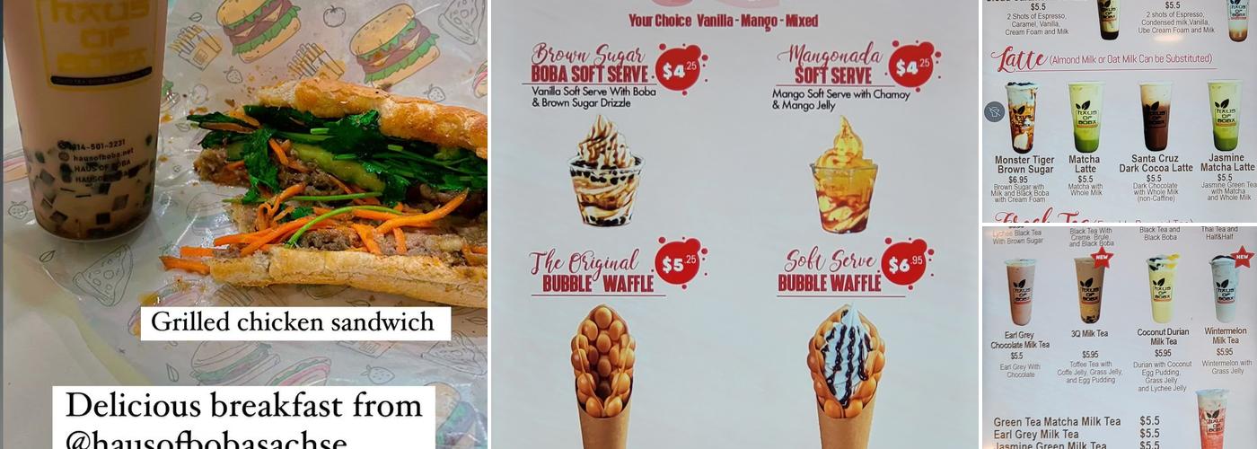 Haus of Boba Menu