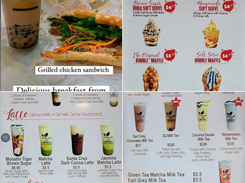 Haus of Boba Menu
