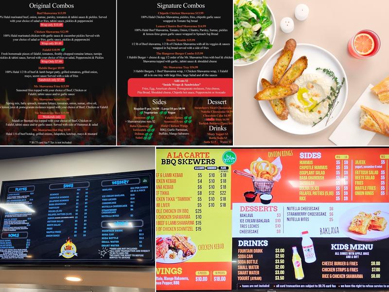 Mr. Shawarma El Cajon Menu