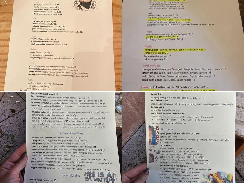 VE Menu