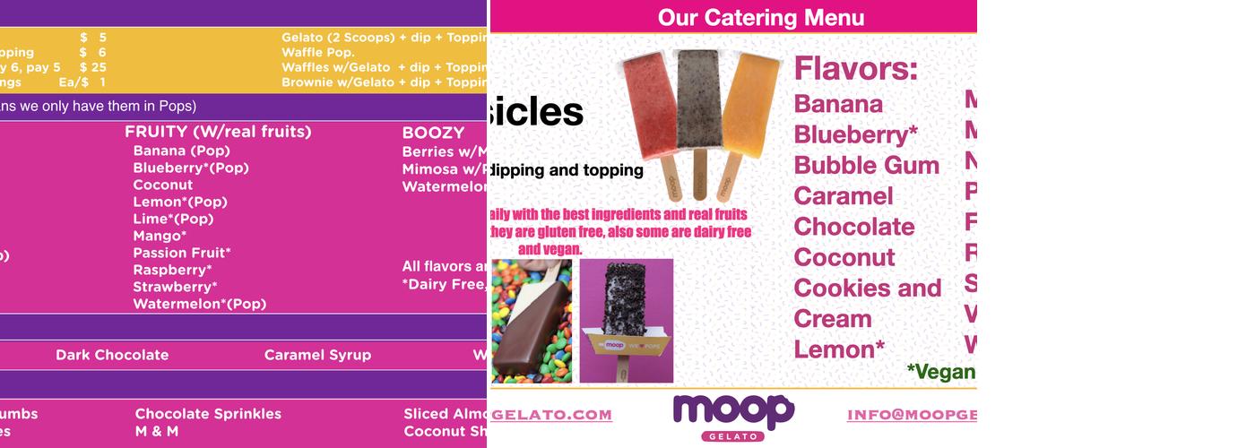 Moop Menu