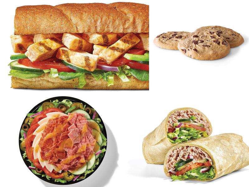 Subway Menu