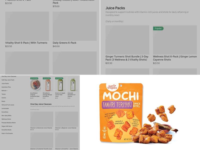 Pressed Juicery Menu