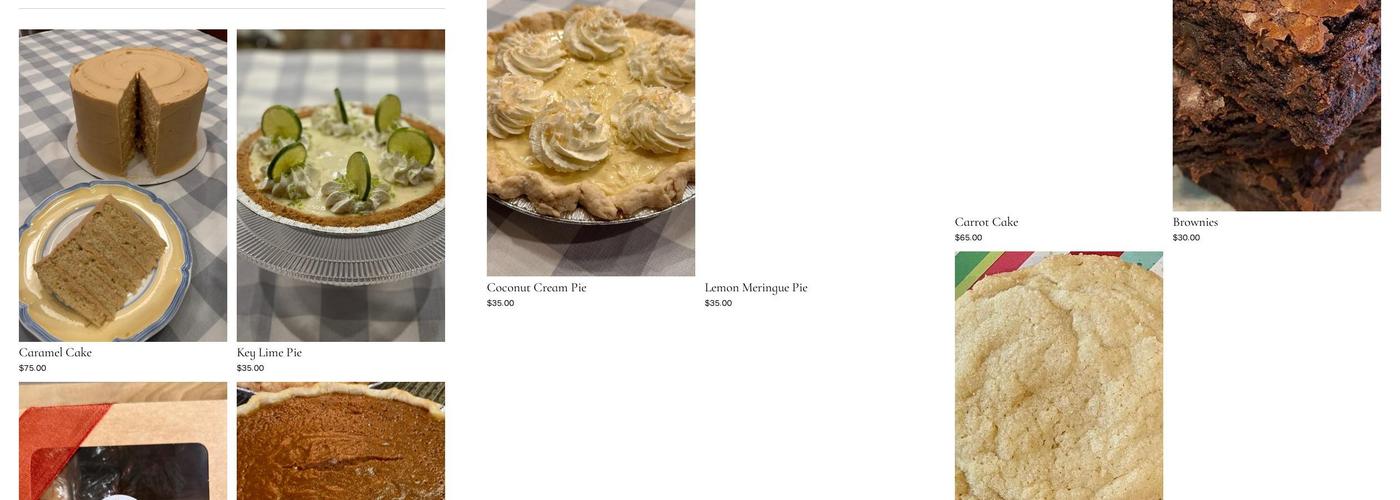 Cow Art Bakery Menu