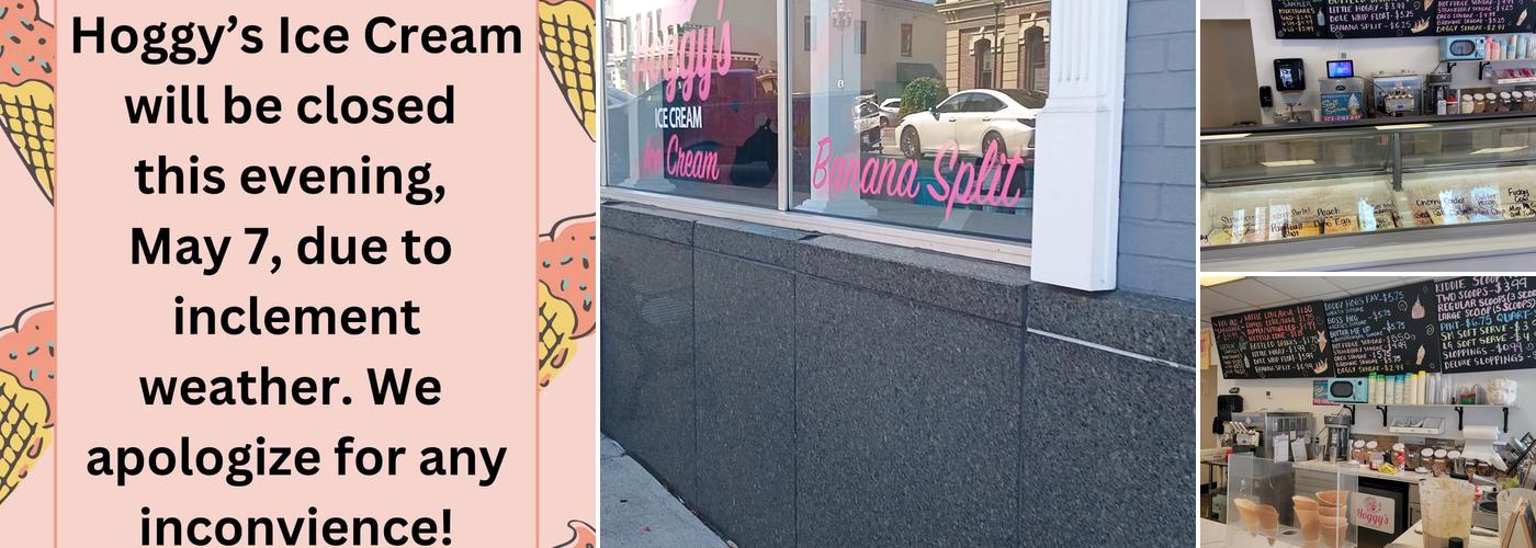 Hoggy’s Ice Cream, Georgetown, KY Menu