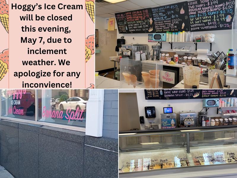 Hoggy’s Ice Cream, Georgetown, KY Menu