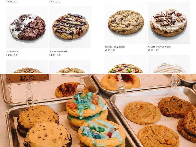 Hot Mess Cookies Menu