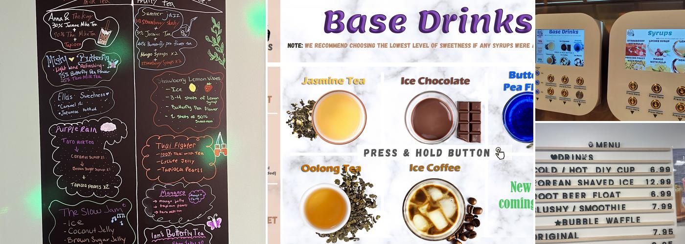 Sweet Bamboo Boba Menu