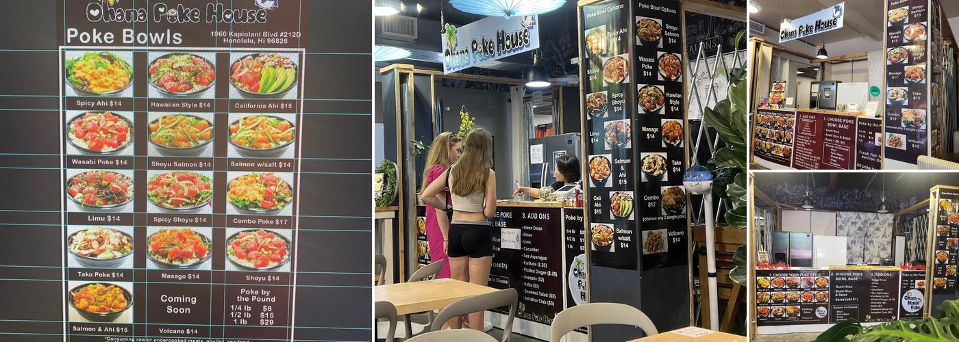 Ohana Poke House Menu