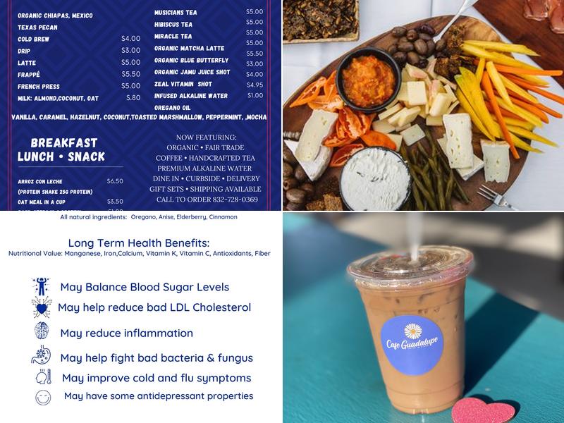 Overflow Cafe Menu