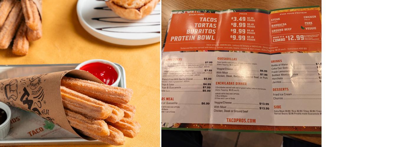 Taco Pros - Mexican Cocina (Pulaski) Menu