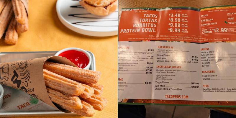 Taco Pros - Mexican Cocina (Pulaski) Menu