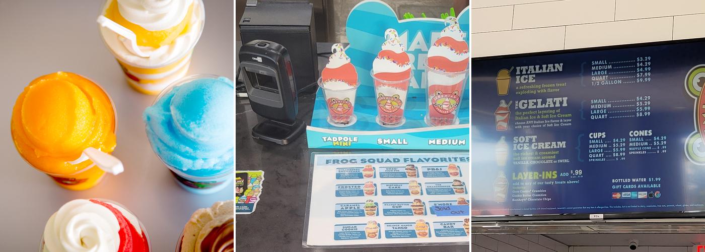 Jeremiah's Italian Ice Menu