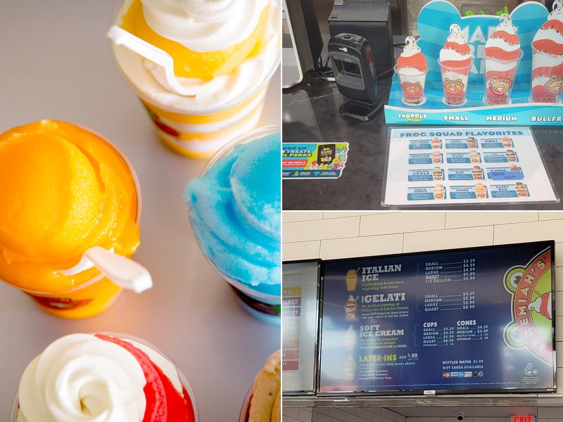 Jeremiah's Italian Ice Menu