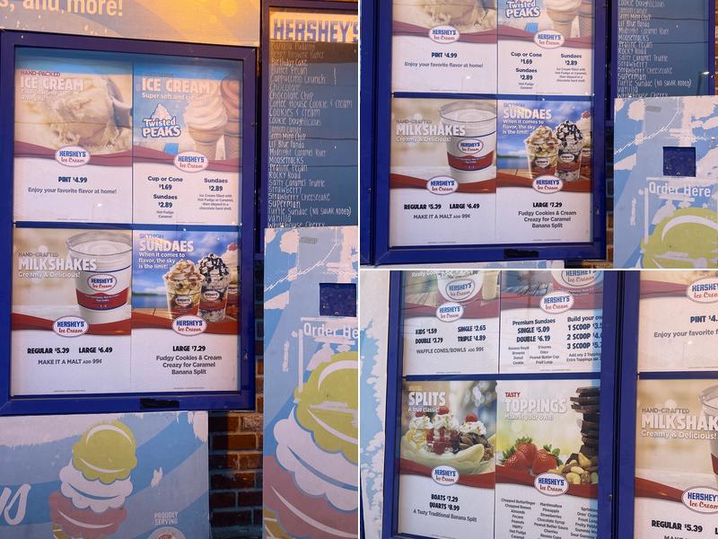 Poppy's Ice Cream Menu