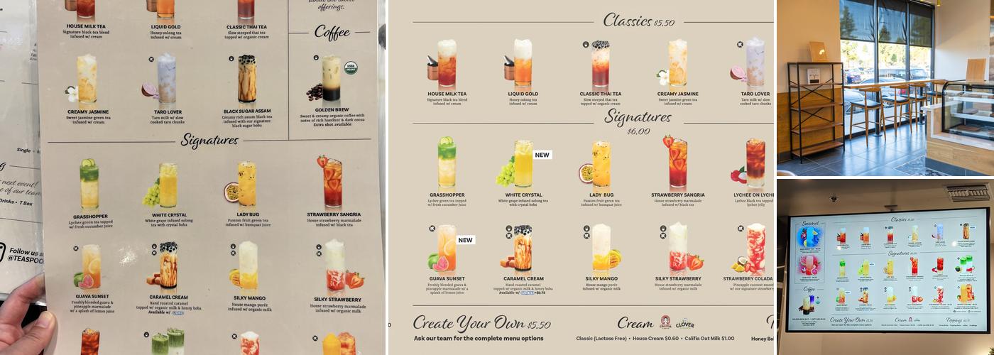 Teaspoon Menu