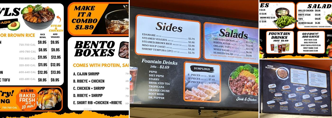 Teriyaki City Grill Pleasanton Menu