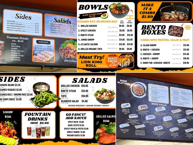 Teriyaki City Grill Pleasanton Menu