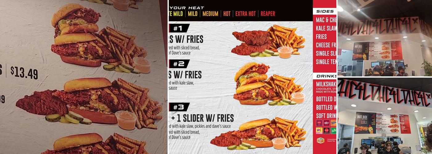 Dave's Hot Chicken Menu