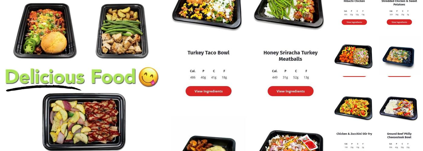 Prep Success Meals Menu
