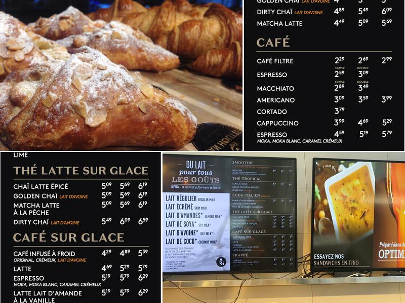 Café Van Houtte Menu