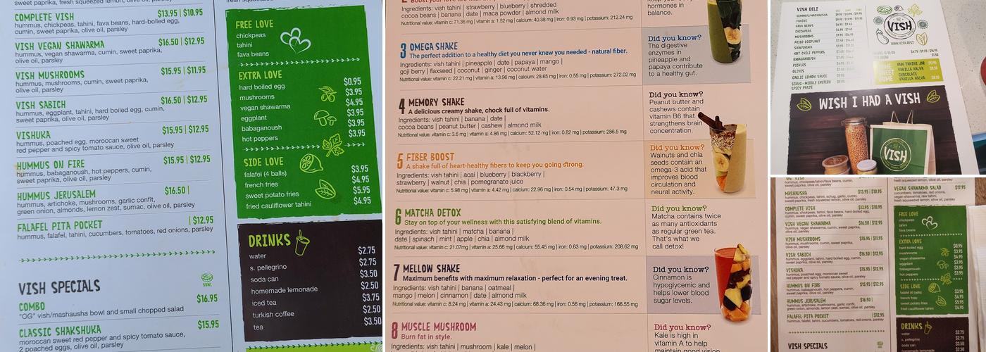Vish Menu