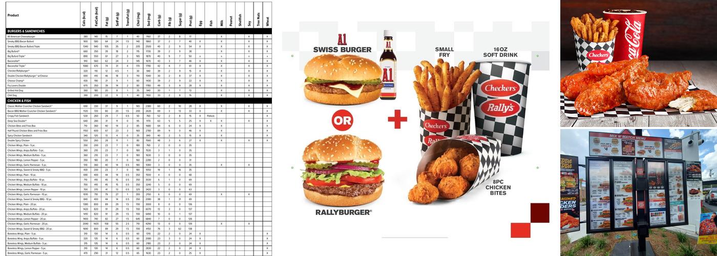 Checkers Menu