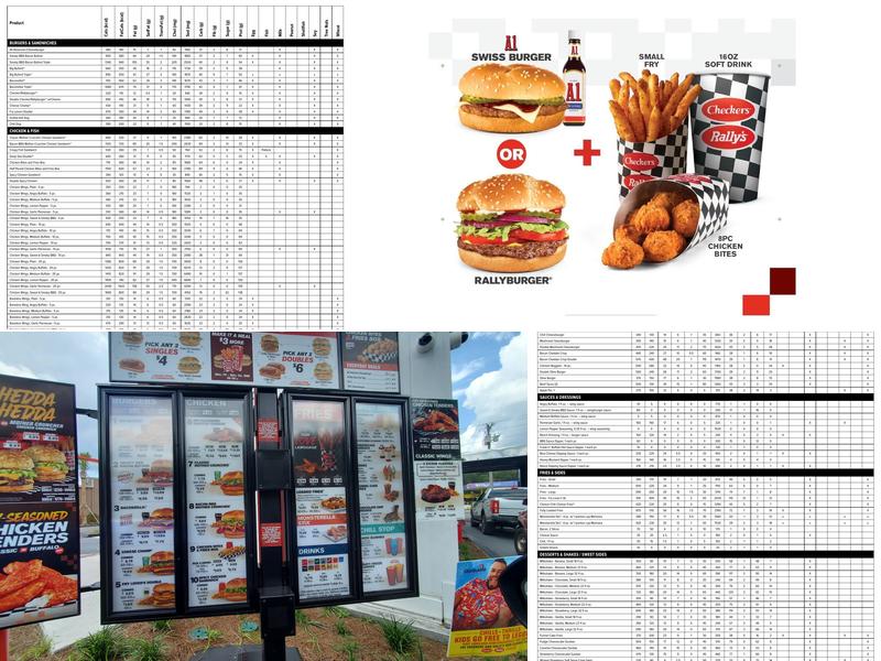 Checkers Menu