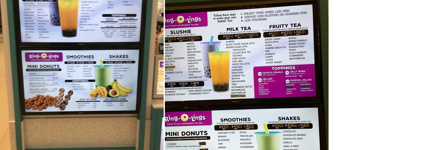 Ring-O-Lings Menu