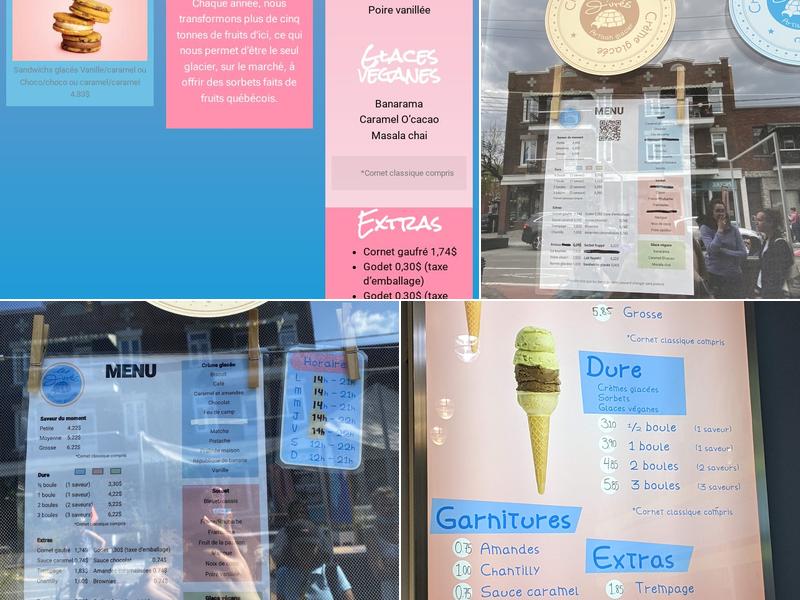 Les Givrés Villeray Menu