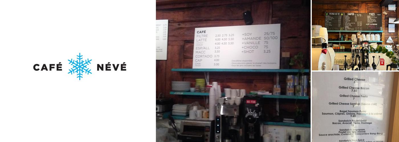Café Névé Menu
